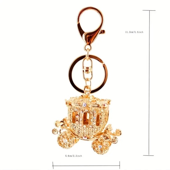 NWT Stage coach Bling Convertible Bag Charm / Keychain / Pendant - Picture 2 of 2